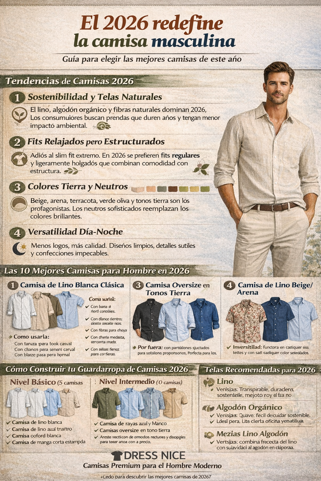 Las Mejores Camisas para Hombre en 2026: Tendencias y Estilos Imprescindible s