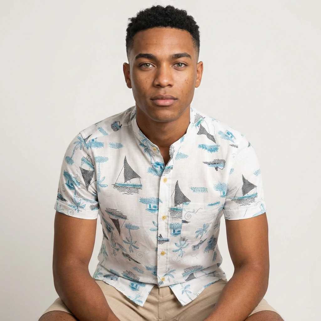 Camisa Lino - Travesia Nautica