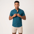 Camisa Paño - Verde Azulado Roma-