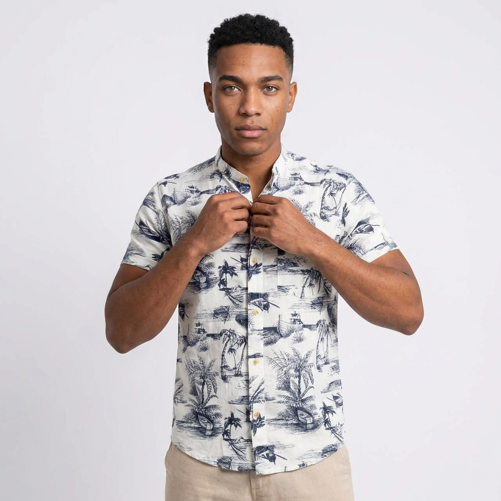 Camisa Lino - Boceto de Palma