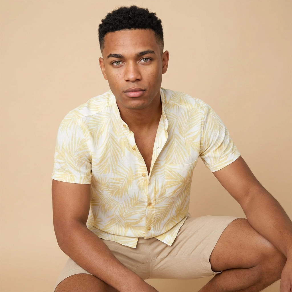 Camisa Lino - Palma De Oro