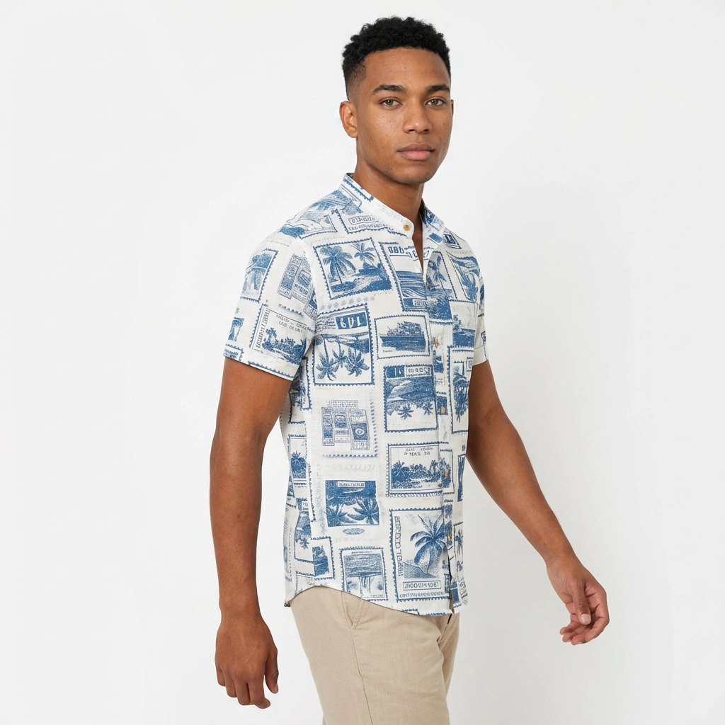 Camisa Lino - Postal Vintage