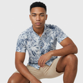 Camisa Lino  - Manga Corta fusion caribe